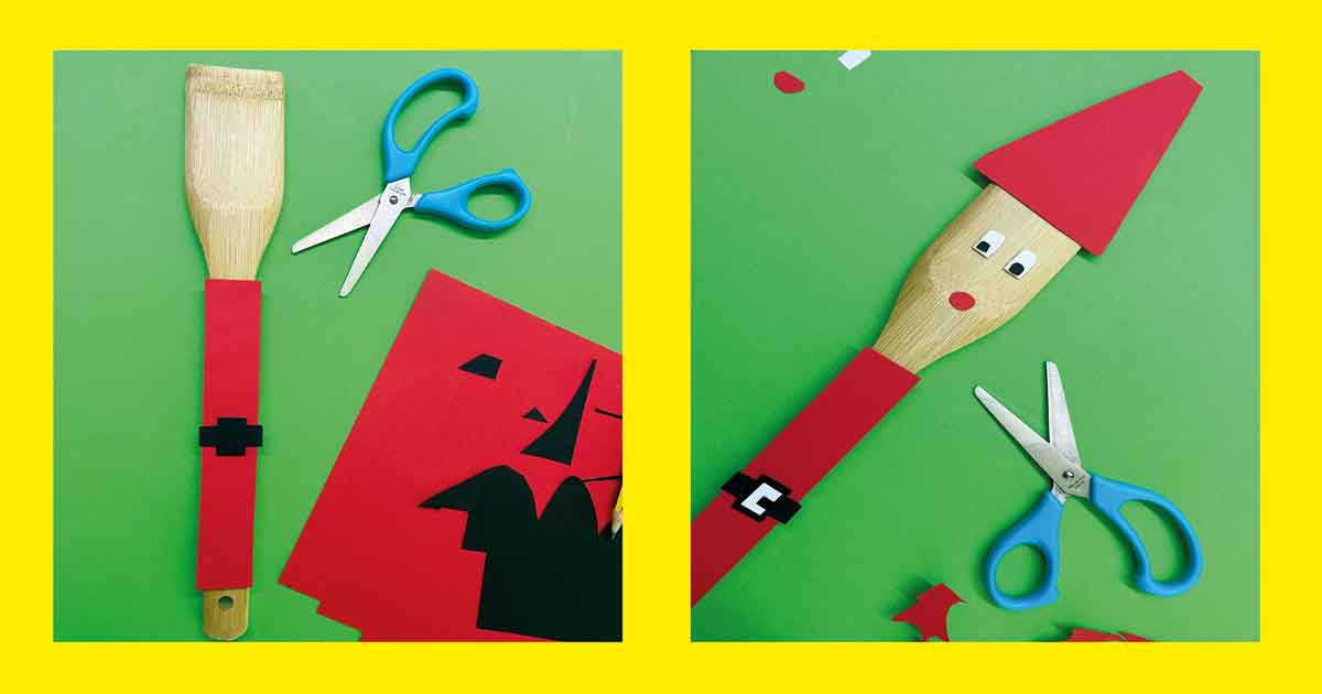 FJ Christmas Lab: drewniany Święty Mikołaj